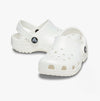 Crocs 209197-100 CLASSIC IRIDESCENT GLOG Kids Clogs White