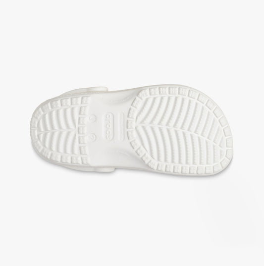 Crocs 209197-100 CLASSIC IRIDESCENT GLOG Kids Clogs White