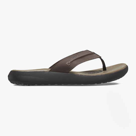 Crocs YUKON VISTA II LR Mens Flip-Flops Espresso