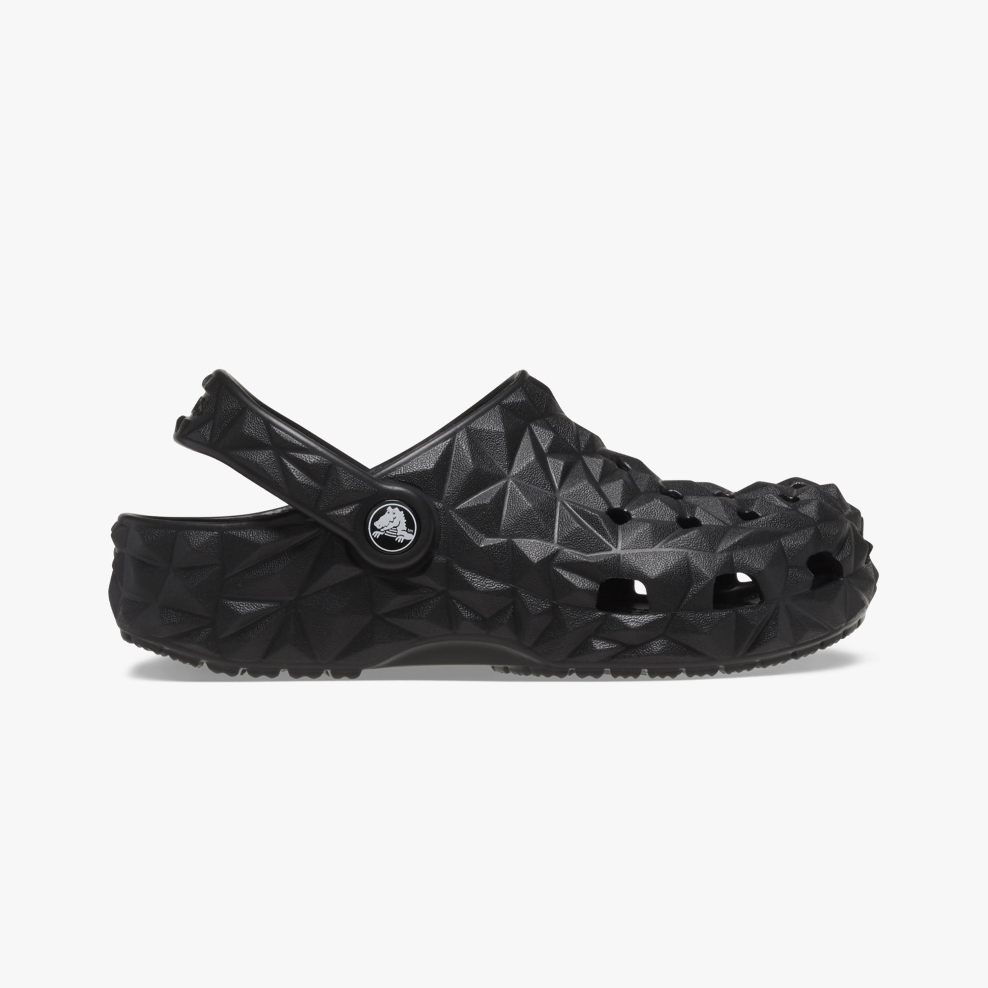 Crocs 209572-001 CLASSIC GEOMETRIC Kids Clogs Black