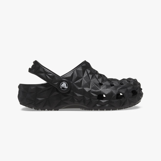 Crocs 209572-001 CLASSIC GEOMETRIC Kids Clogs Black
