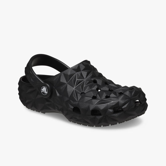 Crocs 209572-001 CLASSIC GEOMETRIC Kids Clogs Black