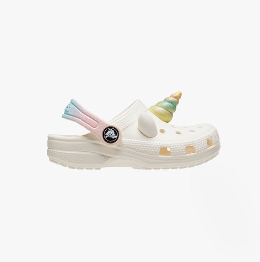 209701-0WV CLASSIC IAM RAINBOW UNICORN Unisex Kids Clogs Chalk