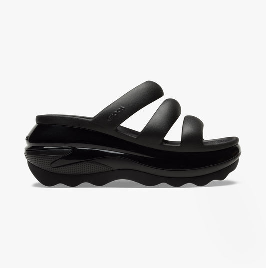 209842-001 MEGA CRUSH TRIPLE STRAP Womens Sliders Black