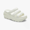 Crocs 209842-0WV MEGA CRUSH TRIPLE STRAP Womens Sliders Chalk