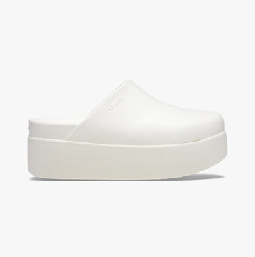 Crocs 209869-0WV DYLAN PLATFORM Womens Clogs Chalk