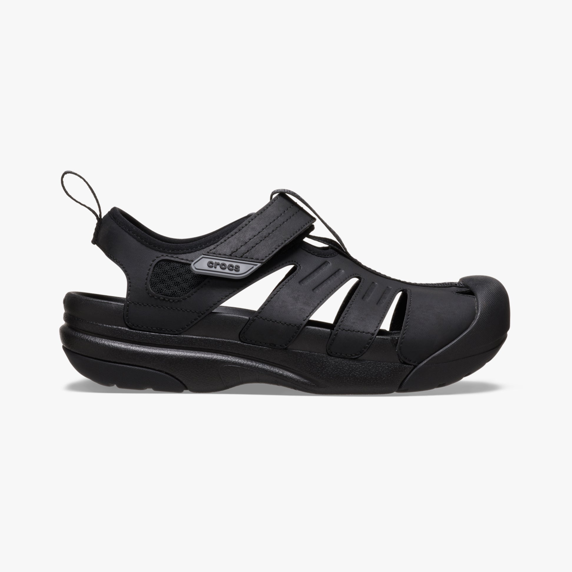 Crocs 209875-001 YUKON FISHERMAN Mens Closed Toe Black