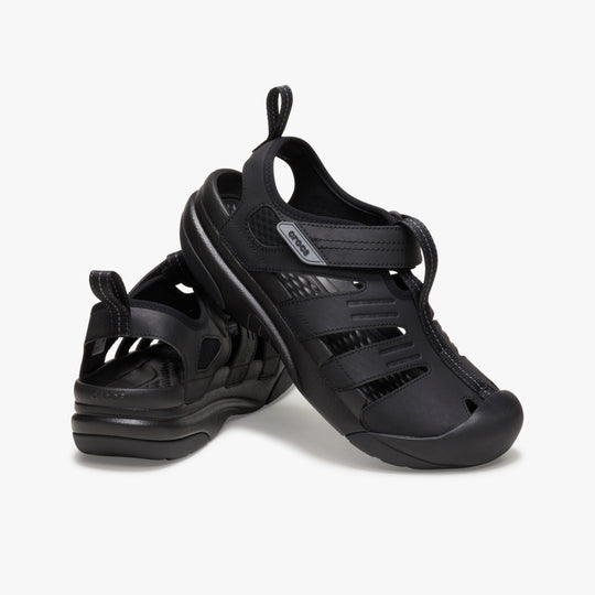 Crocs 209875-001 YUKON FISHERMAN Mens Closed Toe Black