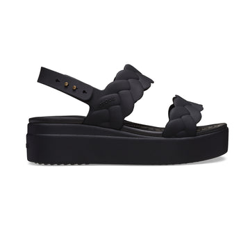 209977-060 BROOKLYN WOVEN UPPER LOW Womens Sandals Black