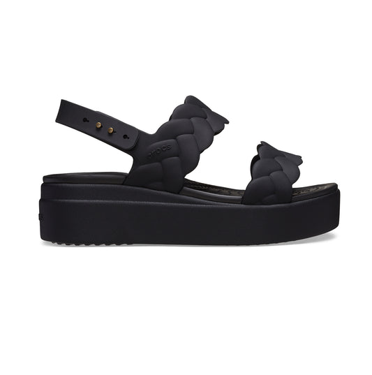 209977-060 BROOKLYN WOVEN UPPER LOW Womens Sandals Black