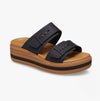 209978-001 BROOKLYN WOVEN BUCKLE Womens Sandals Black