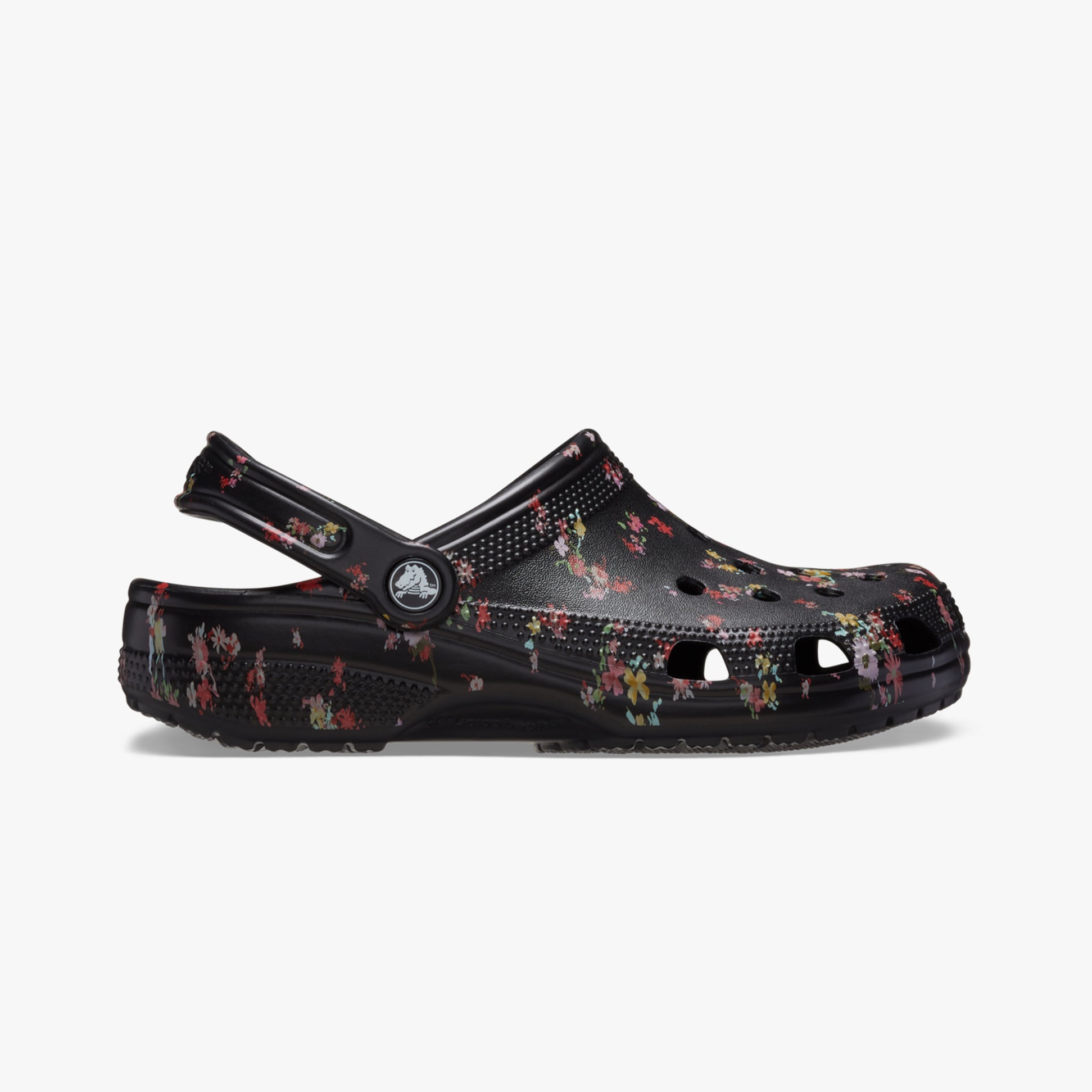 Crocs 210397-001 CLASSIC DITSY FLORAL Womens Clogs Black