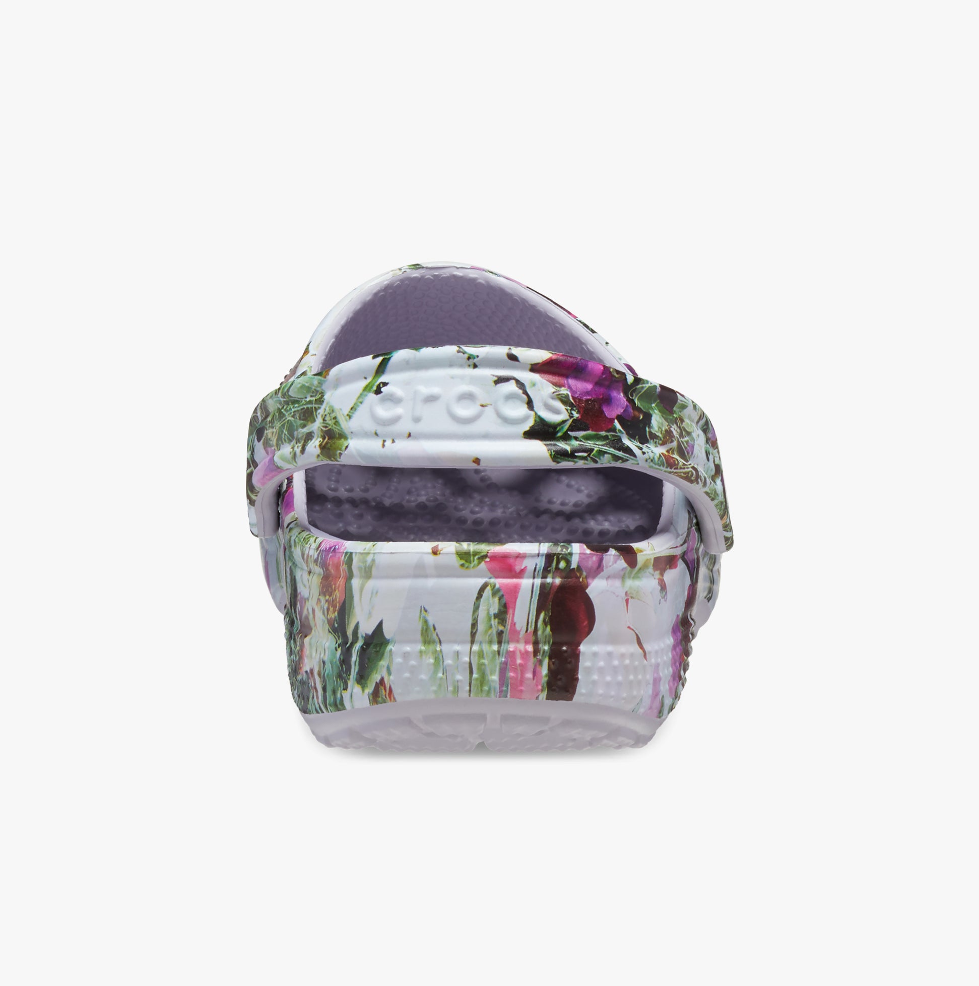 Crocs 210398-5PS CLASSIC PHOTOREAL FLORAL Womens Clogs Mauve Mist