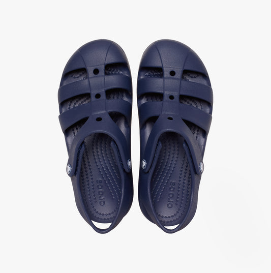 210625-410 CLASSIC FISHERMAN Unisex Kids Sandals Navy