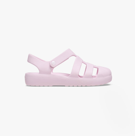 Crocs CLASSIC FISHERMAN TODDLER Girls Sandals Pink Milk