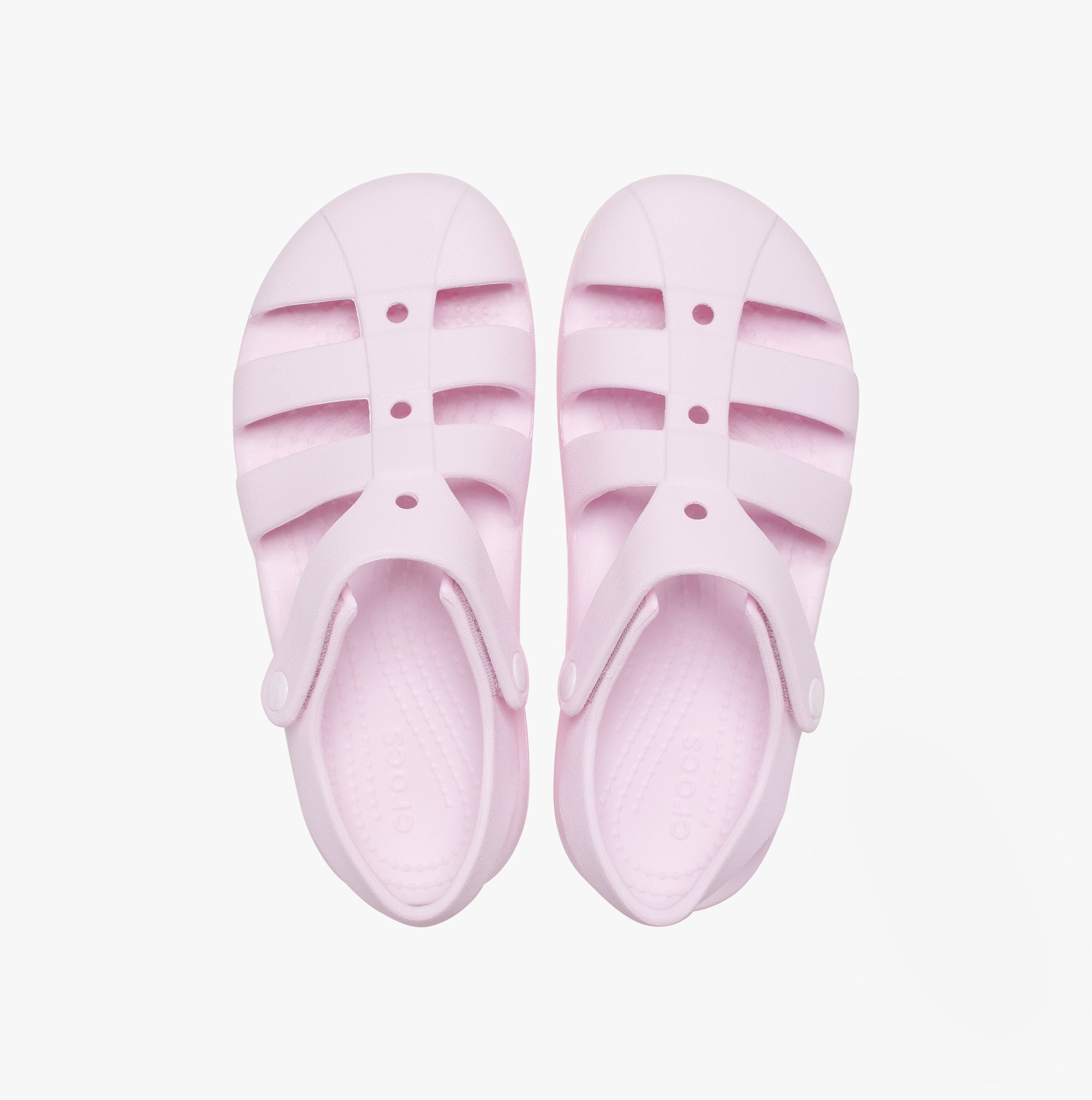 Crocs CLASSIC FISHERMAN TODDLER Girls Sandals Pink Milk