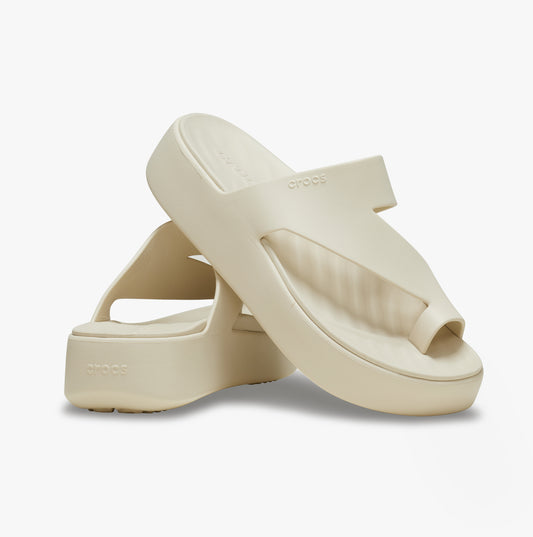 210834-0LH GETAWAY PLATFORM TOE LOOP Womens Sandals Sandstone