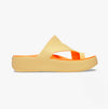 210834-78Z GETAWAY PLATFORM TOE LOOP Womens Sandals Golden Hour
