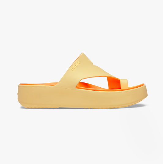 210834-78Z GETAWAY PLATFORM TOE LOOP Womens Sandals Golden Hour
