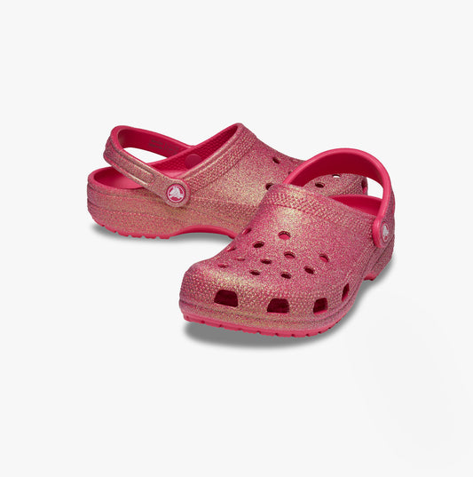211005-6ZQ CLASSIC IRIDESCENT GLITTER Womens Clogs Dragon Fruit