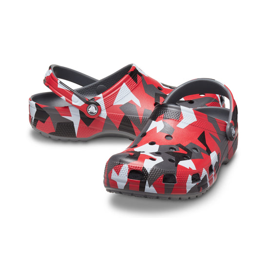 211009-0IE GEO CAMO Mens Clogs Slate Grey/Multi