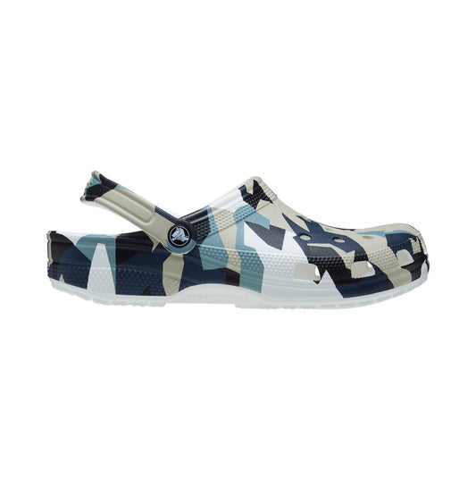 211009-94S GEO CAMO Mens Clogs White/Multi