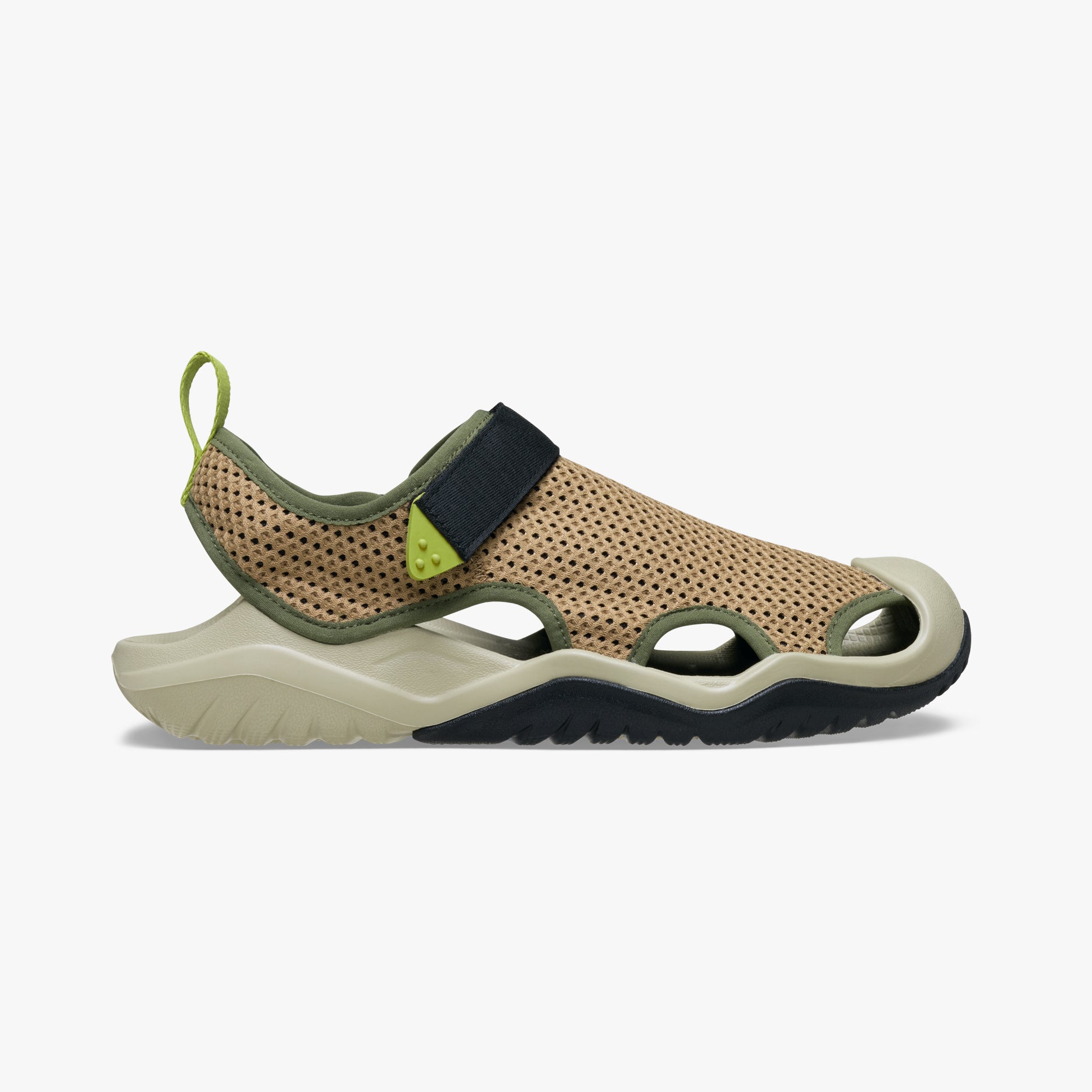 Crocs SWIFTWATER PRIME Mens Closed Toe Sepia