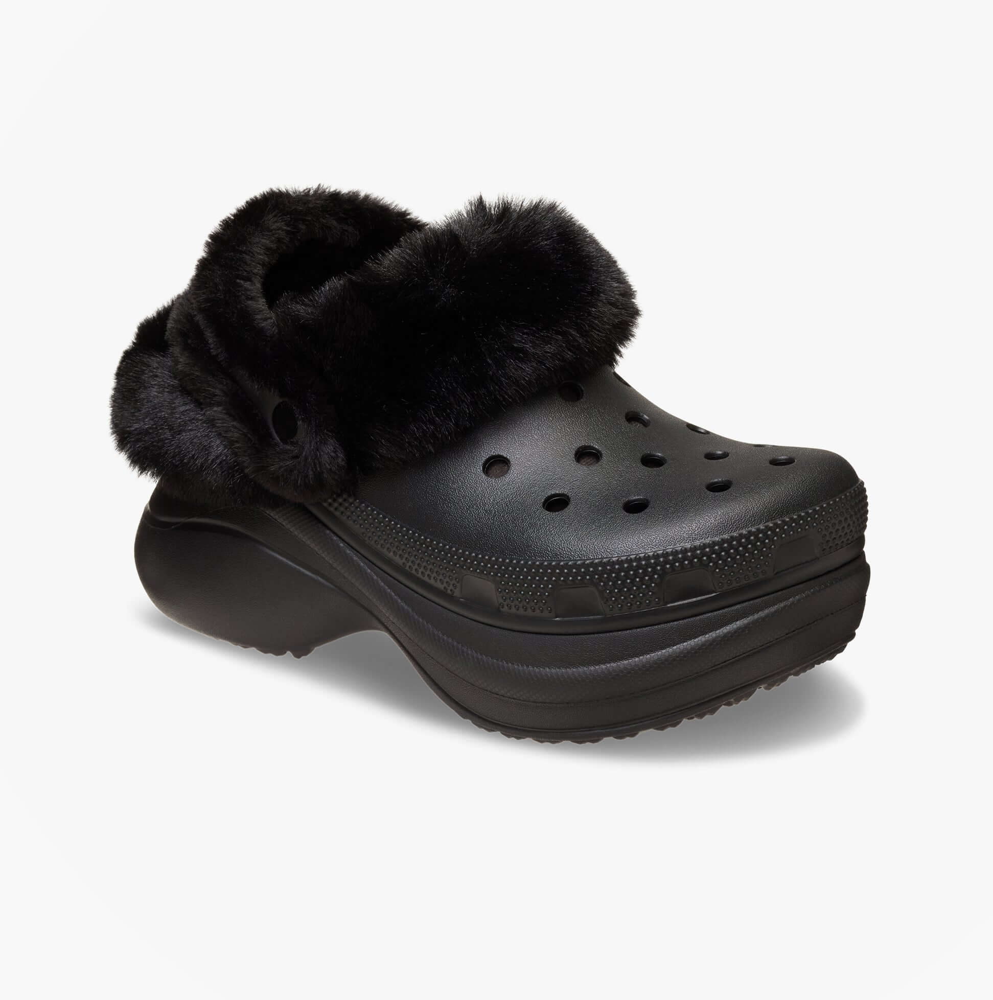 Crocs BAE LINED Womens Clogs Black