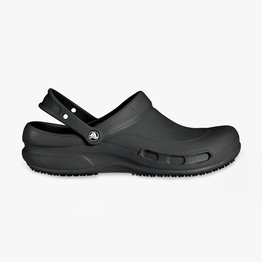 Crocs At Work 10075 Bistro Unisex Slip Resistant Work Clogs Black