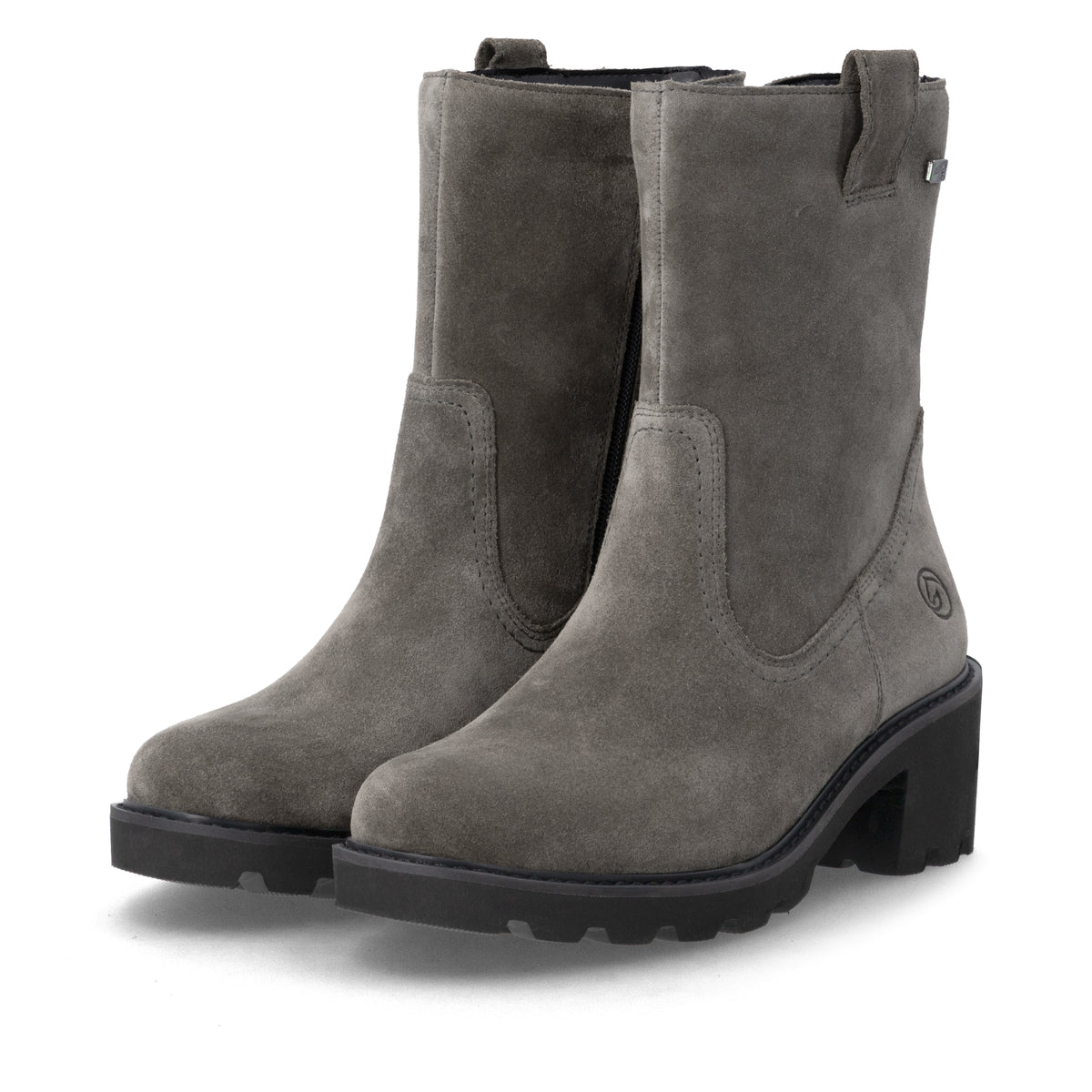 Remonte D0A82 Womens Mid Calf Boots Grey