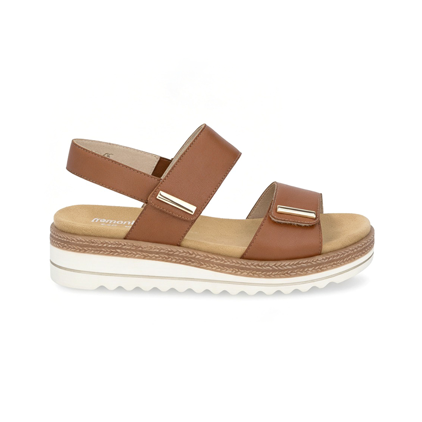 Remonte D0Q59 Womens Ankle Strap Sandals Brown