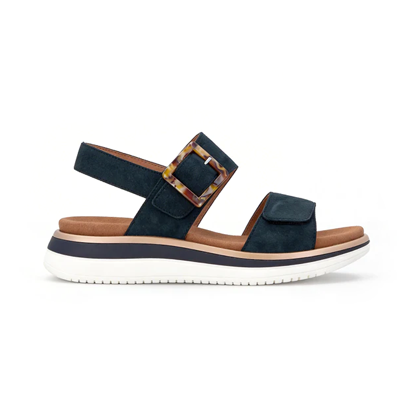 Remonte Womens Ankle Strap Sandals Blue