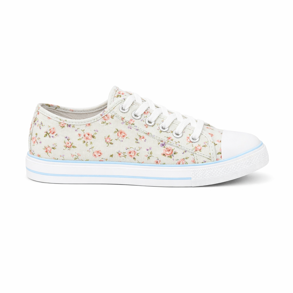 DEK EMILY Womens Casual Shoes Light Grey Floral