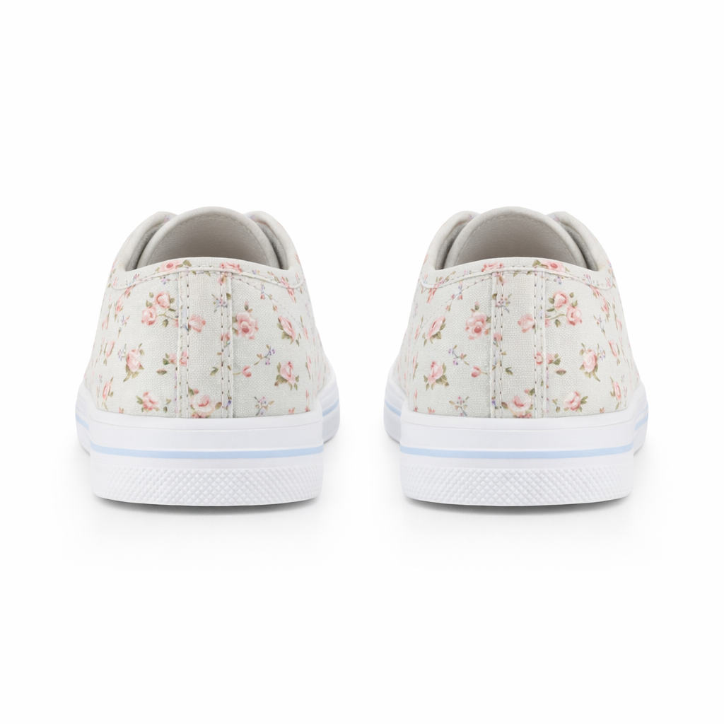 DEK EMILY Womens Casual Shoes Light Grey Floral