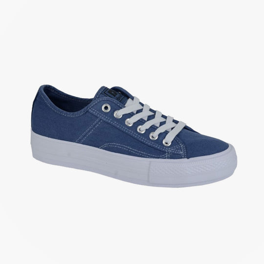 DEK L944DNC Womens Canvas Trainers Denim Blue