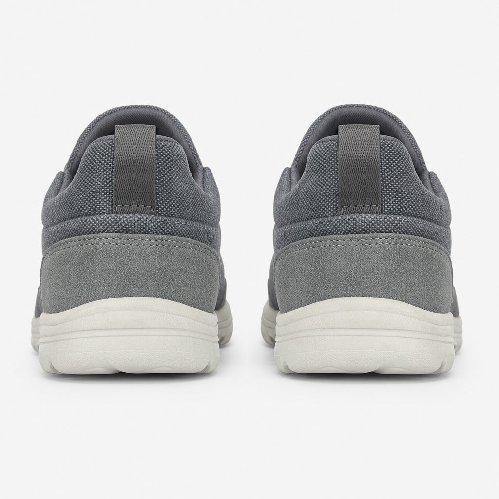 DEK TYNE Mens Denim Canvas Slip On Trainers Navy