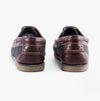 DEK RIVER Mens Nubuck Moccasin Boat Shoes Navy Blue/Brown