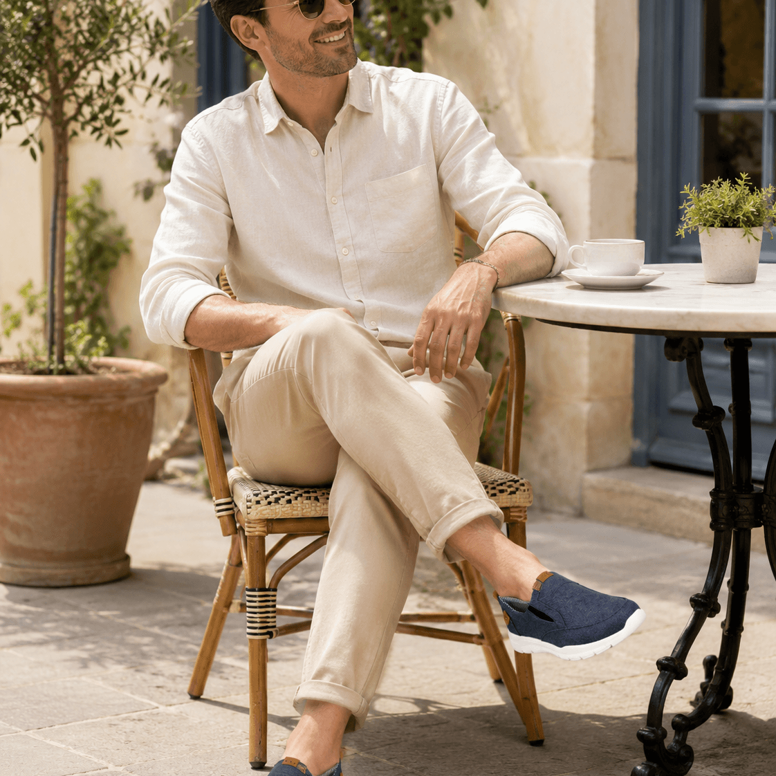 DEK MICHAEL Mens Casual Shoes Blue