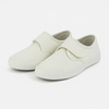DEK White Canvas Junior Touch Fastening Plimsoll