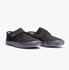DEK RILEY Black Canvas Unisex Kids Touch Fastening Plimsoll