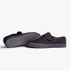 DEK RILEY Black Canvas Unisex Kids Touch Fastening Plimsoll