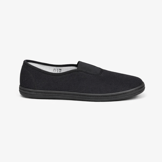 DEK ROWAN Mens Canvas Shoes Black