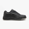 DEK ORLEANS Mens Coated Leather Trainers Black