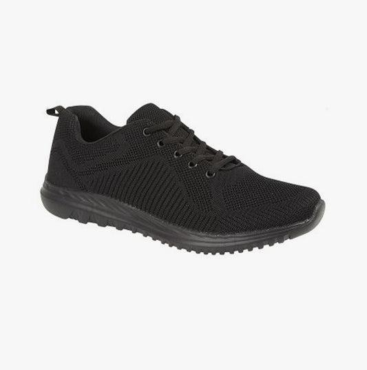 DEK FREEWAY Unisex Mesh Lace Up Trainers Navy