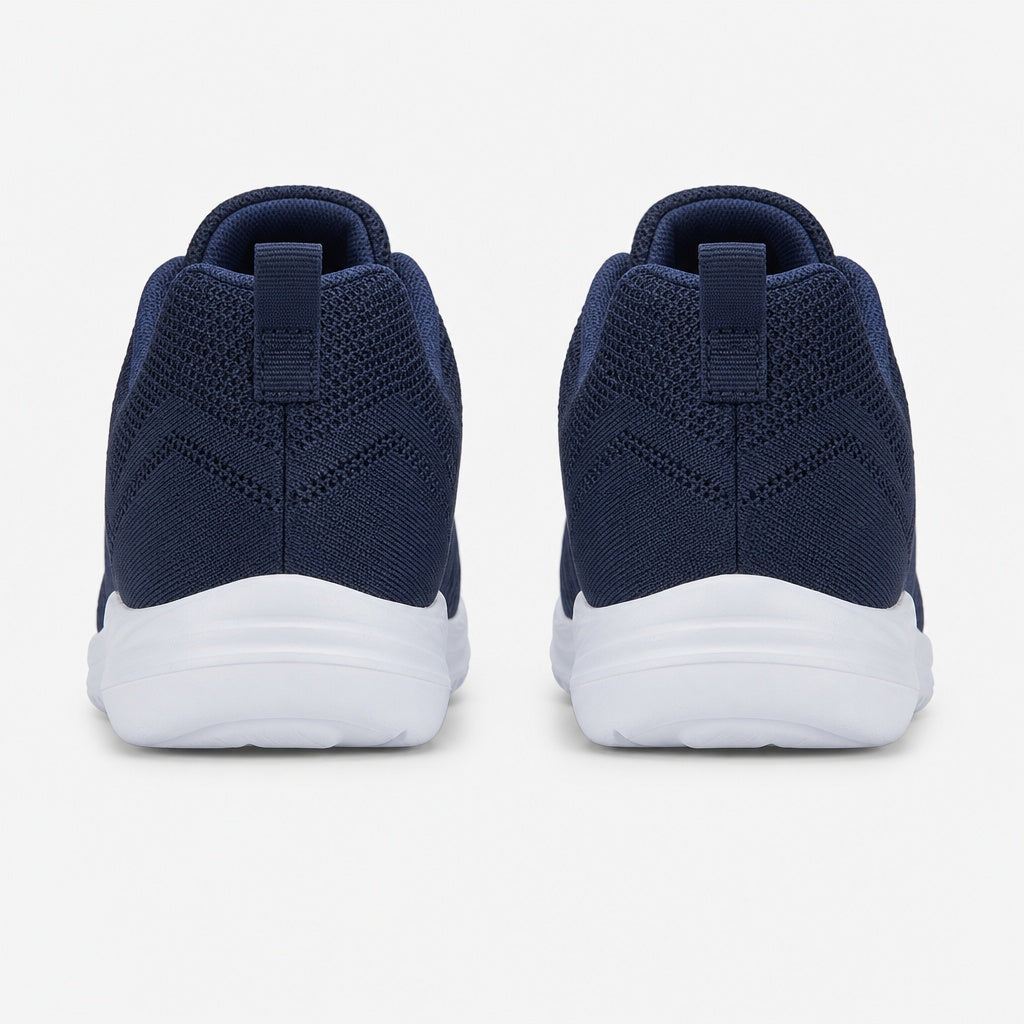 DEK FREEWAY Unisex Mesh Lace Up Trainers Navy