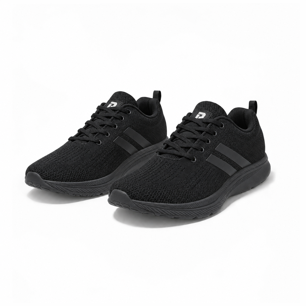 DEK PLANET Mens Casual Trainers Black