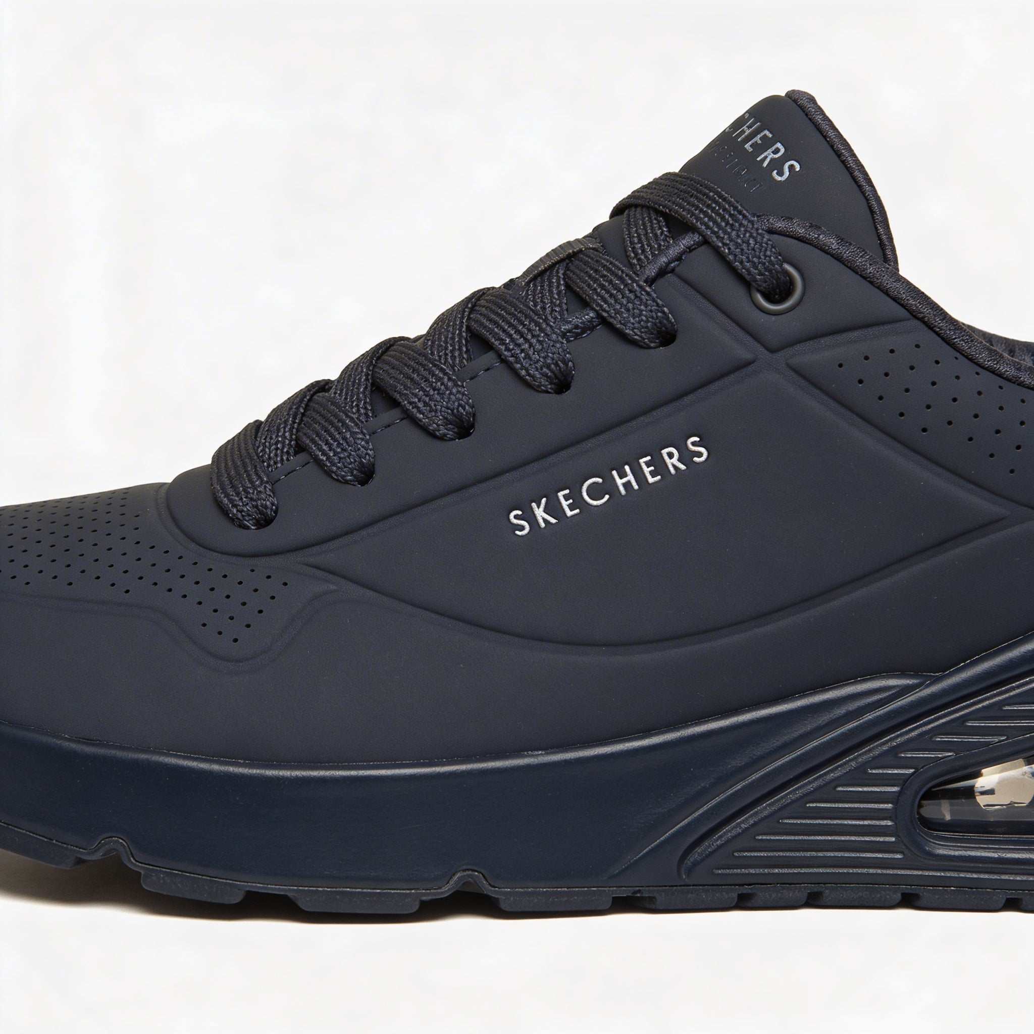 Skechers UNO - STAND ON AIR Mens Casual Trainers Dark Navy
