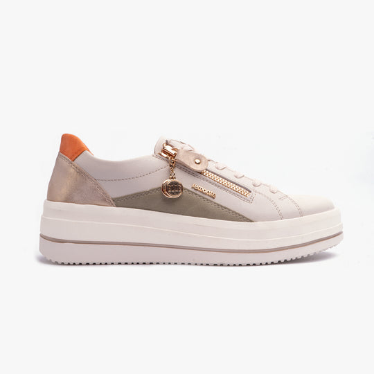 Remonte D1C01-81 JULIKA Womens Trainers Cream