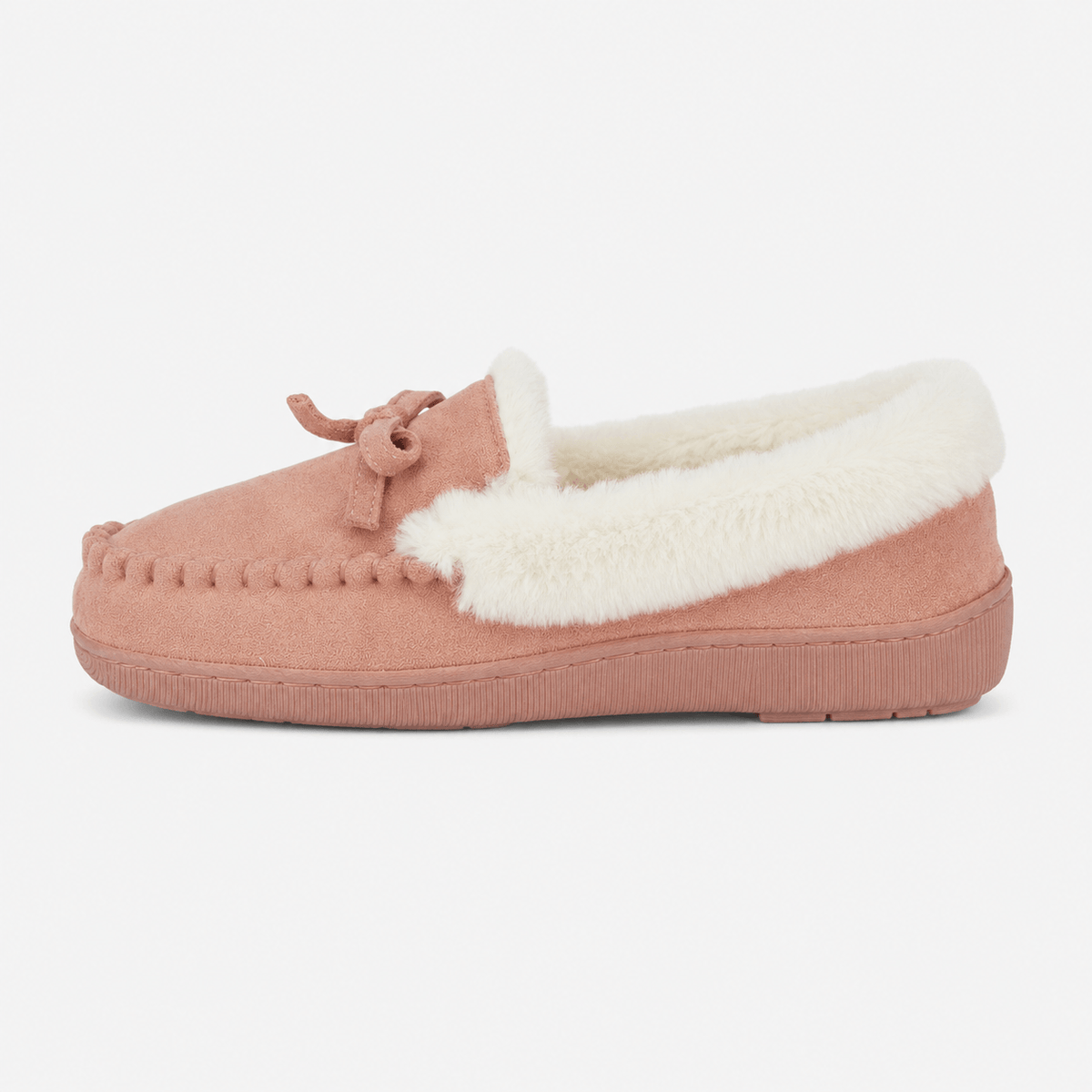 Jo & Joe KINLOCH Womens Moccasin Slippers Dusky Pink