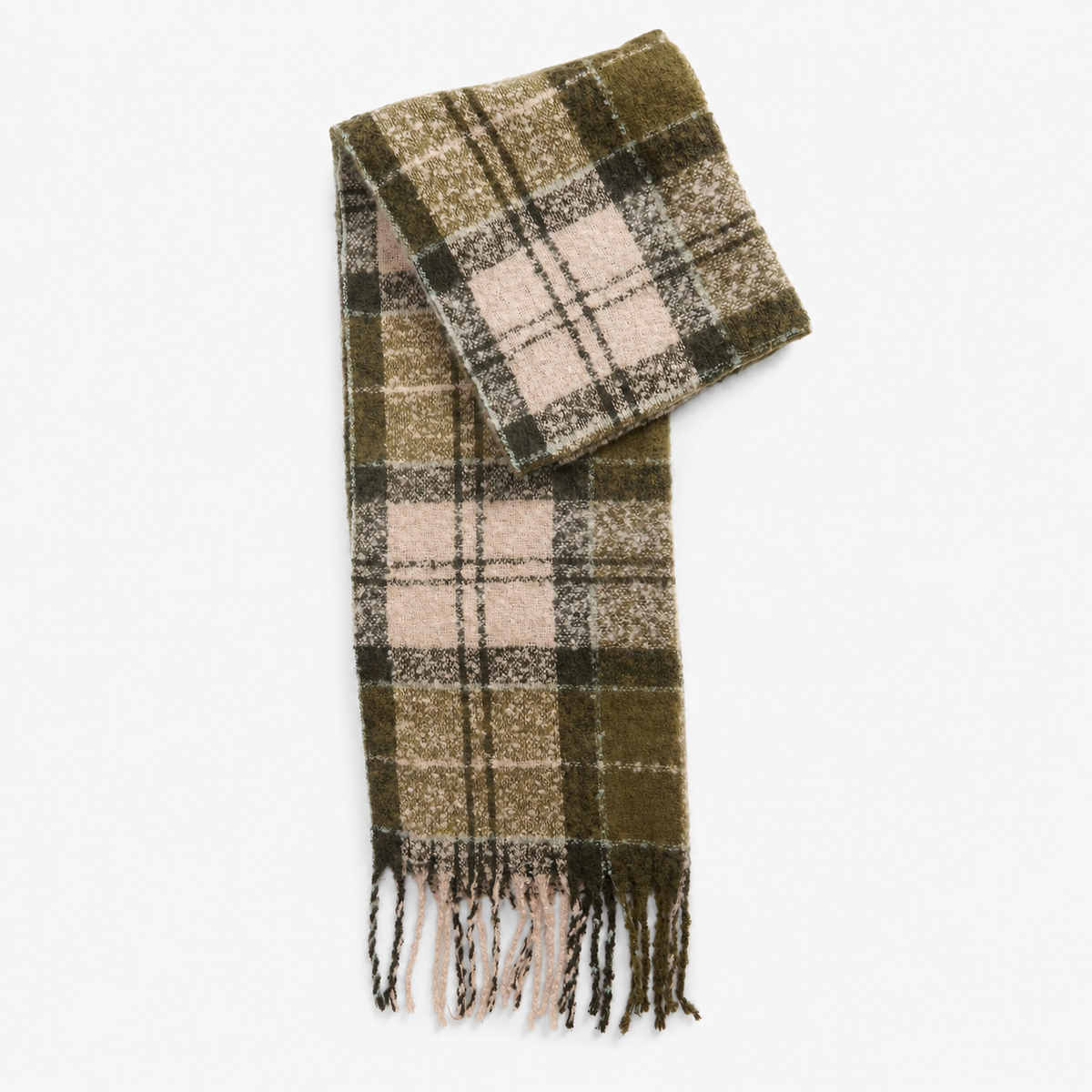 Barbour SALTBURN BEANIE & TARTAN SCARF GIFT SET Womens Beanie Ancient Loden/Dark Green